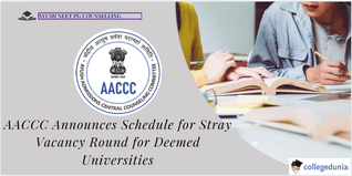 AYUSH NEET PG Counselling: AACCC Announces Schedule for Stray Vacancy Round for Deemed Universities